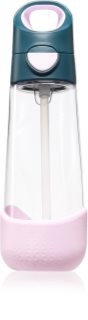 B.Box Bottle with Straw láhev s brčkem Indigo Rose 600 ml