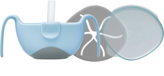 b.box 3 in 1 Bowl & Straw tálka szívószállal Bubblegum 250 ml