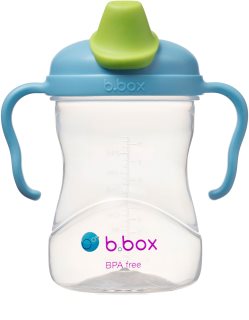 b.box Spout Cup bögre fogantyúval Blueberry 4m+ 240 ml