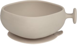 b.box Silicone Bowl silikonska posoda s pokrovčkom Beige 300 ml
