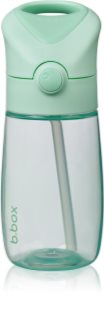b.box Junior detská fľaša s rúrkou SpearMint 380 ml
