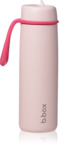 b.box Stainless Steel Thermos Bottle termopalack szívószállal Pink Paradise 690 ml