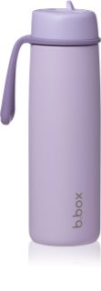 b.box Stainless Steel Thermos Bottle termovka s slamico Lilac Love 690 ml