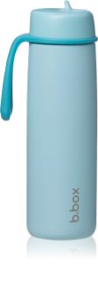 b.box Stainless Steel Thermos Bottle termoflaske med sugerør Lagoon 690 ml