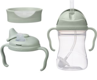 b.box 3-in-1 Value Set ivókészlet Sage 4m+ 240 ml