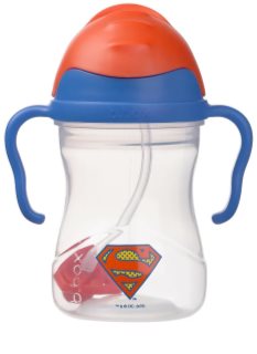 b.box Superman Tasse mit Strohhalm 6m+ 240 ml