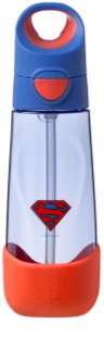 b.box Superman Flasche mit Strohhalm 600 ml