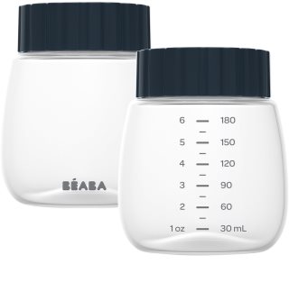 Beaba Breast Milk Collection and Storage Bottle Flasche Muttermilch-Aufbewahrung Hands-Free Breast Pump 2x180 ml