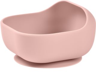 Beaba Silicone Bowl with Suction Cup silikonová miska s přísavkou Cotton Candy 1 ks
