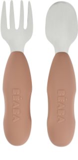 Beaba Stainless Steel Pre-Cutlery Besteck Praline 10m+ 2 St.