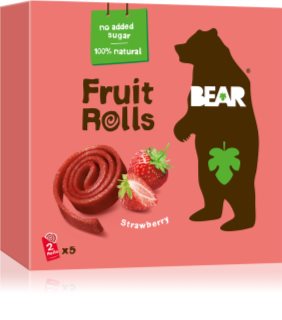 BEAR Fruit Rolls Strawberry ovocné rolky