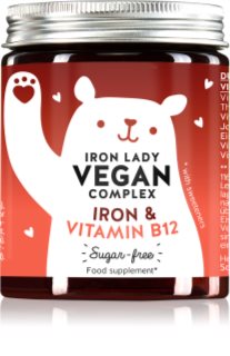 Bears With Benefits Iron Lady Vegan Complex żelki w formie misiów do wsparcia procesów krwiotwórczych 60 szt.