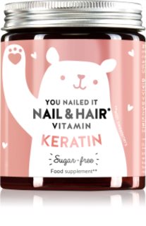 Bears With Benefits You Nailed It Nail & Hair Vitamin oursons en gélatine pour des cheveux, une peau et des ongles en pleine santé 60 pcs