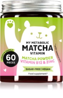 Bears With Benefits My Metabolic Matcha Vitamin Gummibärchen zur Unterstützung des Stoffwechsels 60 St.
