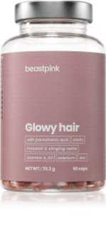 BeastPink Glowy Hair kapsle pro zdravé a krásné vlasy 90 cps