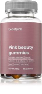 BeastPink Pink Beauty Gummies capsule moi masticabile pentru frumusețea părului și a pielii 60 buc