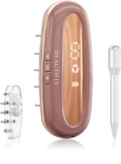 Beautifly LaserBoost Pro masażer stymulujący wzrost włosów z podświetleniem LED Rose Gold 1 szt.