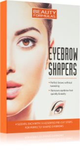Beauty Formulas Eyebrow Shapers wax strips for eyebrows 4 pc