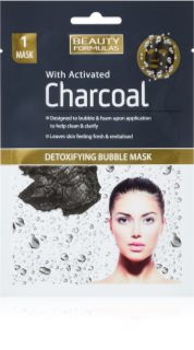 Beauty Formulas Charcoal masca de fata pentru curatare cu cărbune activ 1 buc