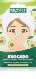 Beauty Formulas Avocado Îngrijire pentru pori dilatati si puncte negre 6 buc