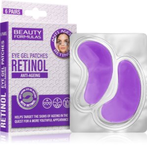 Beauty Formulas Retinol płatki żelowe pod oczy ujędrniające z retinolem 6x2 szt.
