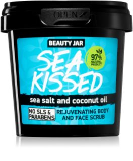Beauty Jar Sea Kissed peeling na obličej i tělo s mořskou solí 200 g