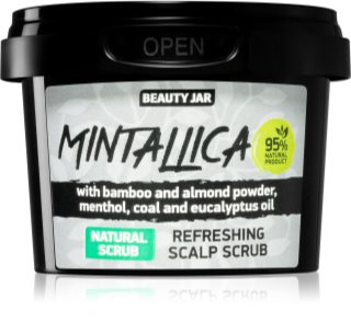 Beauty Jar Mintallica čisticí peeling na vlasy a vlasovou pokožku 100 g
