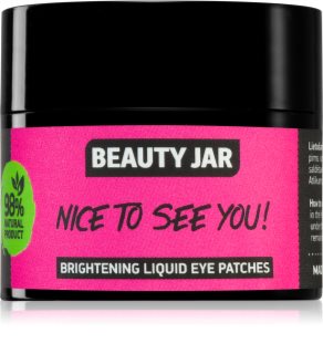 Beauty Jar Nice To See You mascarilla iluminadora para contorno de ojos 15 ml