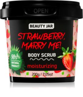 Beauty Jar Strawberry, Marry Me! ενυδατική απολέπιση σώματος 200 γρ