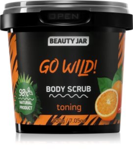 Beauty Jar Go Wild! hidratáló testpeeling frissítő hatással 200 g