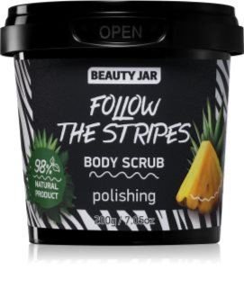Beauty Jar Follow The Stripes peeling do ciała Z olejkiem kokosowym. 200 g
