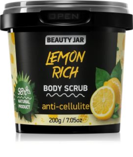Beauty Jar Lemon Rich testpeeling narancsbőrre 200 g