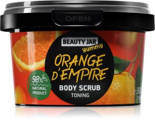 Beauty Jar Yummy Orange d'Empire finom hámlasztó krém frissítő hatással 360 g