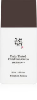 Beauty of Joseon Daily Tinted Fluid Sunscreen loción protectora de textura ligera SPF 30