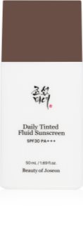 Beauty of Joseon Daily Tinted Fluid Sunscreen loción protectora de textura ligera SPF 30