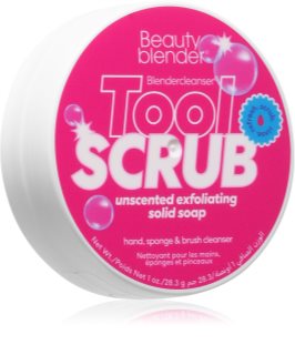 beautyblender® Tool Scrub Unscented limpiador sólido para brochas y esponjas de maquillaje 28.3 g
