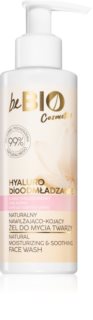 beBIO Hyaluro bioRejuvenation gel hidratante e calmante para limpeza facial perfeita 150 ml
