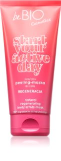beBIO Start Your Active Day gommage corps favorise la régénération de la peau 200 ml