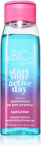 beBIO Start Your Active Day gel douche hydratant pour femme 400 ml
