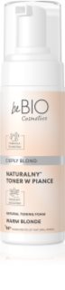 beBIO Natural Foam Toner Warm Blonde Tönungsschaum für das Haar 120 ml