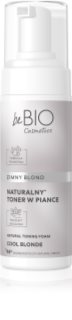 beBIO Natural Foam Toner Cool Blonde Tönungsschaum für das Haar 120 ml