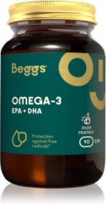 Beggs Omega-3 EPA + DHA kapszula esszenciális zsírsavakkal 90 kapsz.