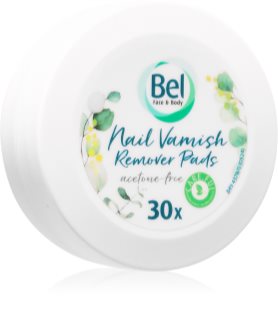 Bel Face & Body Lugtfri neglelakfjerner 30 stk.