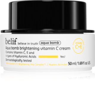 belif Aqua Bomb Brightening Vitamin C Cream krema za posvetljevanje z vlažilnim učinkom