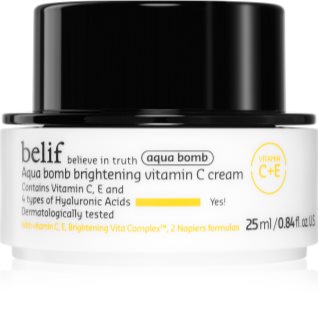 belif Aqua Bomb Brightening Vitamin C Cream crème illuminatrice pour un effet naturel