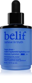 belif Super Drops Multi-7 Hyaluronic Hydrating Serum mélyen tápláló és hidratáló szérum feszesítő hatással 30 ml