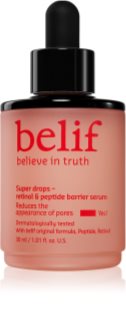 belif Super Drops Retinol & Peptide Barrier Serum intenzíven feszesítő szérum peptidekkel 30 ml