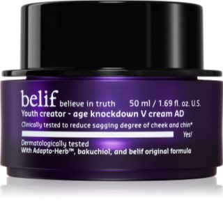 belif Youth Creator Age Knockdown V Cream ránctalanító krém hidratáló hatással 50 ml