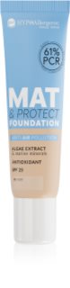 Bell Hypoallergenic Mat & Protect tartós matt alapozó SPF 25 árnyalat 02 Ivory 30 g