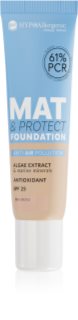 Bell Hypoallergenic Mat & Protect tartós matt alapozó SPF 25 árnyalat 03 Almond 30 g